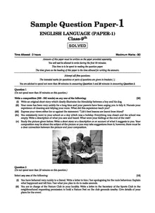 ICSE | 10 Sample Question Papers | Class 9 | English-1 (For 2025 Exam) Oswaal Books and Learning Private Limited