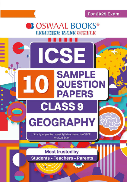 ICSE | 10 Sample Question Papers | Class 9 | Geography (For 2025 Exam)