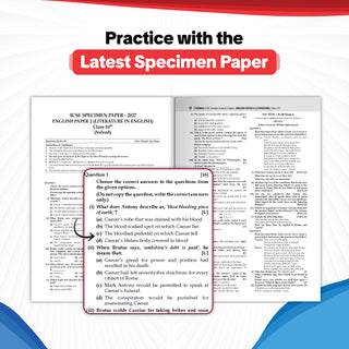 ICSE | 10 Sample Question Papers | Class 10 | English Paper-2 (Literature) (For 2027 Exam) | Includes – Board Paper 2026 & Specimen 2027 | With On Tips Notes, Mind Maps & Oswaal AI