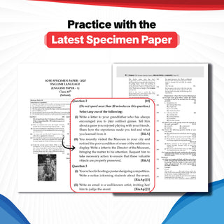 ICSE | 10 Sample Question Papers | Class 10 | English Paper-1 (Language) (For 2027 Exam) | Includes – Board Paper 2026 & Specimen 2027 | With On Tips Notes, Mind Maps & Oswaal AI