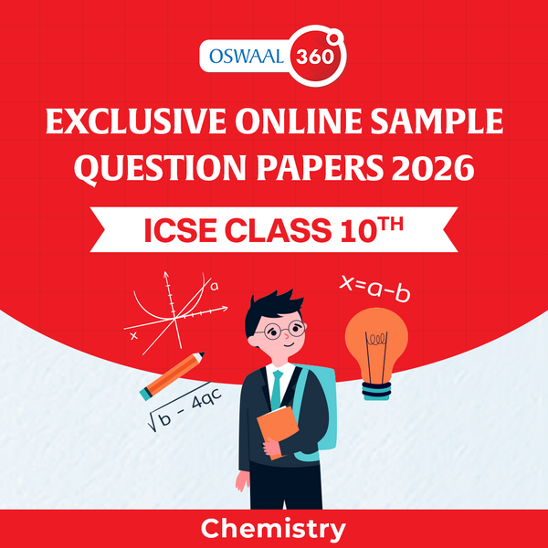 Oswaal Exclusive Online Sample Question Papers 2026 - ICSE - Class 10th - Chemistry