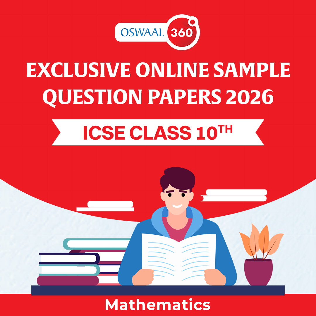 Oswaal Exclusive Online Sample Question Papers 2026 - ICSE - Class 10th - Mathematics - Oswaal Books