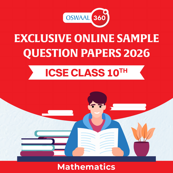 Oswaal Exclusive Online Sample Question Papers 2026 - ICSE - Class 10th - Mathematics