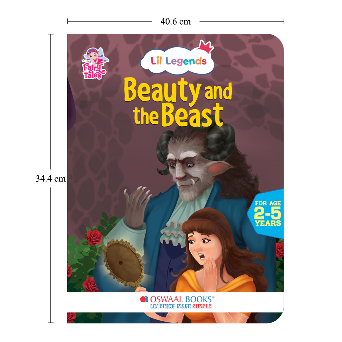 Oswaal Lil Legends Fairy Tales for Kids | Set of 5 Books | Thumbelina, Wizard of Oz, The Princess and the Pea, Sleeping Beauty, Beauty and the Beast | Bed Time Story Books | Age 2 - 5 Years