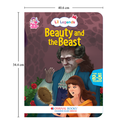 Oswaal Lil Legends Fairy Tales for Kids | Set of 5 Books | Thumbelina, Wizard of Oz, The Princess and the Pea, Sleeping Beauty, Beauty and the Beast | Bed Time Story Books | Age 2 - 5 Years