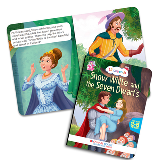 Lil Legends Gift Set for Kids | Set of 10 Fairy Tales | Cinderella, Rapunzel, Sleeping Beauty, Snow White, Alice in Wonderland & More | Bedtime Stories | Age 2+