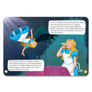 Lil Legends Fairy Tales Magical Classics Set of 2 Story Books for Kids Age 2-5 Years - Alice in Wonderland & Wizard of Oz | Illustrated Bedtime Stories for Imagination and Vocabulary