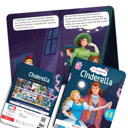 Oswaal Lil Legends Fairy Tales for Kids | Set of 5 Books | Little Mermaid, Snow White, Rapunzel, Cinderella & Alice in Wonderland | Bed Time Story Books | Age 2-5 Years