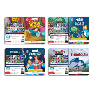 Lil Legends Set of 10 Fairy Tales Gift Box Set for Kids | Cinderella, Snow White, Thumbelina, Little Red Riding Hood and More | Bedtime Picture Stories | Age 2+