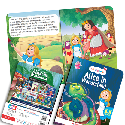 Lil Legends Fairy Tales for Kids | Set of 10 Books | Little Mermaid, Snow White, Rapunzel, Cinderella, Alice, Thumbelina, Wizard of Oz, Thumblina, Princess & the Pea & more | Age 2-5 Years