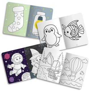 Lil Legends Books Of Crayon Colouring Vol 1-4 Set of 4 | Boosts Focus, Colour Recognition and Creativity | Fun Activity Books With Bold Outlines | For Nursery/LKG/UKG | Age 3+