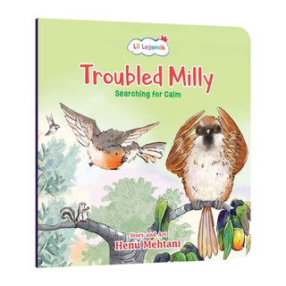 Lil Legends Mindful Moments Series - Troubled Milly, Searching for Calm | Picture Story Book for Kids | Illustrated Stories to Build Self-Control and Emotional Learning | Age 5+