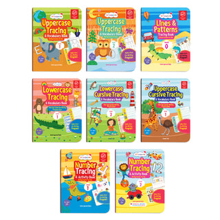 Lil Legends Complete Handwriting Journey | 8 Books | Lines and Patterns to Cursive | Uppercase, Lowercase and Number Tracing | India's First Pre-Writing Programme | Age 2+
