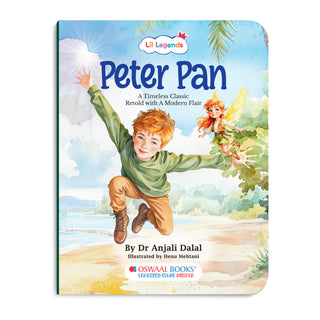 Lil Legends Peter Pan, A Timeless Classic Retold with a Modern Flair | Illustrated Story Book | Vocabulary, Imagination and Value Booster Story For Young Readers | For Age 7+