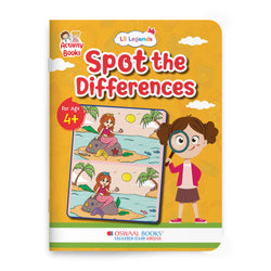 Lil Legends Spot the Difference Book for Kids Age 4+ Years - Interactive Learning Activity Book | Fun Puzzles to Boost Observation, Concentration & Critical Thinking | Brain Games for Children