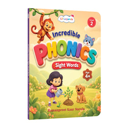 Lil Legends Incredible Phonics Level 2 Sight Words Book for Kids | High Frequency Words and Reading Practice | Vocabulary and Activity Book | For UKG and Class 1 | Age 4-6