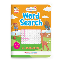 Lil Legends Word Search Puzzle Book for Kids Age 4+ Years - Interactive Learning Activity Book | Fun & Educational Puzzles to Boost Vocabulary, Spelling & Focus | Brain Games for Children