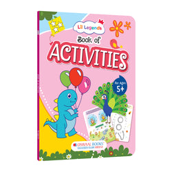 Lil Legends Book of Activities for Age 5+ | Fun Learning Workbook with Writing, Colouring, Phonics, Maths, Puzzles and More | Early Learning Activity Book | For Nursery/Kindergarten