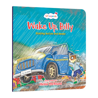 Lil Legends Mindful Moments Series - Wake Up, Billy, Staying Active And Ready | Colourful Picture Story Book for Kids | Illustrated Stories to Build Self-Control and Emotional Learning | Age 5+
