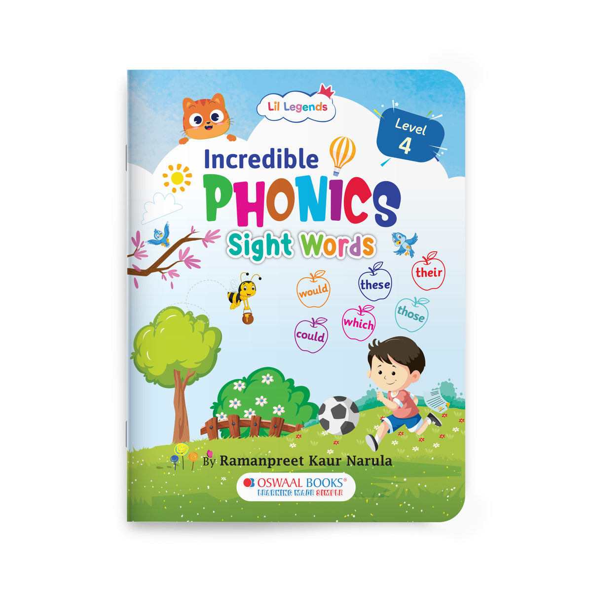 Lil Legends Incredible Phonics Sight Words Book Level 4 | Complex High Frequency Words and Sentence Reading | Fun Activity Book | Age 6+