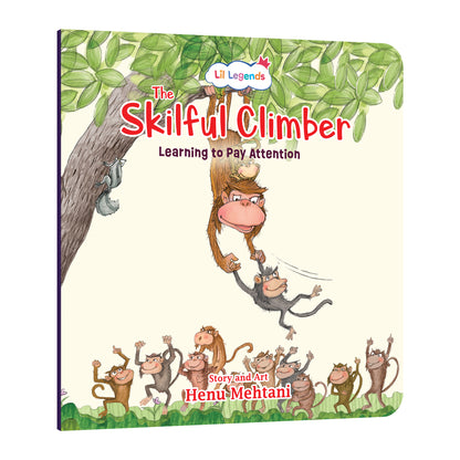 Oswaal Lil Legends Mindful Moments Series - Skilful Climbers, Learning to Pay Attention | Picture Story Book for Kids | Illustrated Stories to Build Self-Control and Emotional Learning | Age 5+