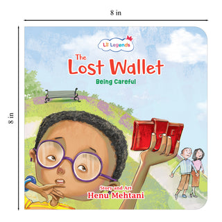 Lil Legends Mindful Moments Series - The Lost Wallet, Being Careful | Colourful Picture Story Book for Kids | Illustrated Stories to Build Self-Control and Emotional Learning | Age 5+