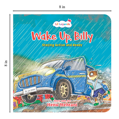 Lil Legends Mindful Moments Series - Wake Up Billy, Skilful Climbers and The Abacus Class | Set of 3 Books for Kids | Illustrated Stories to Build Concentration and Attention | Age 5+