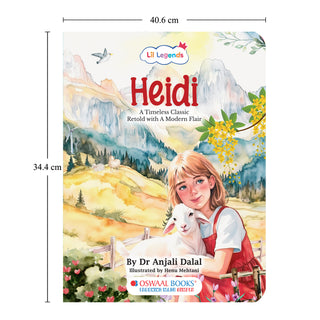 Lil Legends Timeless Classics Re-Imagined for Today | Set of 3 Story Books | Heidi, Pinocchio and Peter Pan | Vocabulary, Imagination and Value Booster Stories | For Age 7+