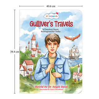 Lil Legends Timeless Classics Re-Imagined for Today | Set of 3 Story Books | Heidi, Gulliver's Travels and More | Vocabulary, Imagination and Value Booster Stories | For Age 7+