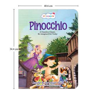 Lil Legends Timeless Classics Re-Imagined for Today | Set of 3 Story Books | Heidi, Pinocchio and Around the World in 80 Days | Vocabulary, Imagination and Value Booster Stories | For Age 7+