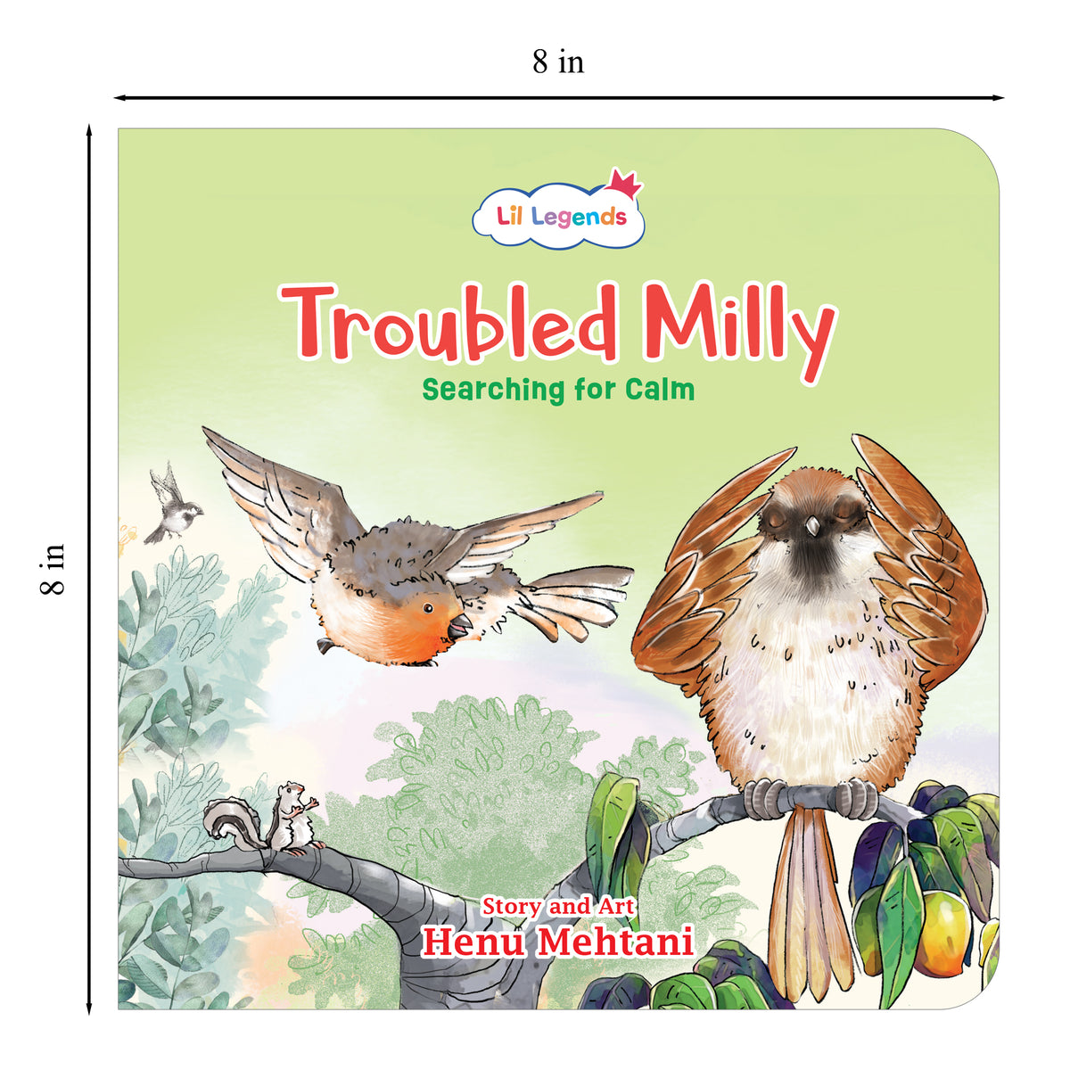 Lil Legends Mindful Moments Series - Troubled Milly, Searching for Calm | Picture Story Book for Kids | Illustrated Stories to Build Self-Control and Emotional Learning | Age 5+