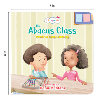 Lil Legends Mindful Moments Series - The Abacus Class, Power of Deep Listening | Picture Story Book for Kids | Illustrated Stories to Build Self-Control and Emotional Learning | Age 5+