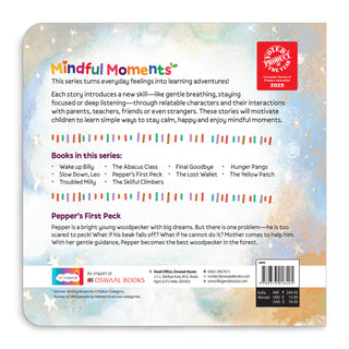 Lil Legends Mindful Moments Series - Pepper's First Peck, Trying New Things | Picture Story Book for Kids | Illustrated Stories to Build Self-Control and Emotional Learning | Age 5+
