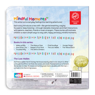 Lil Legends Mindful Moments Series - The Lost Wallet, Being Careful | Colourful Picture Story Book for Kids | Illustrated Stories to Build Self-Control and Emotional Learning | Age 5+