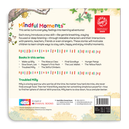 Lil Legends Mindful Moments Series - Troubled Milly, Searching for Calm | Picture Story Book for Kids | Illustrated Stories to Build Self-Control and Emotional Learning | Age 5+