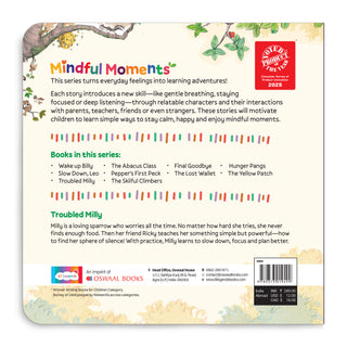 Lil Legends Mindful Moments Series - Troubled Milly, Searching for Calm | Picture Story Book for Kids | Illustrated Stories to Build Self-Control and Emotional Learning | Age 5+