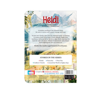 Lil Legends Heidi, A Timeless Classic Retold with A Modern Flair | Illustrated Story Book | Vocabulary, Imagination and Value Booster Story for Young Readers | For Age 7+