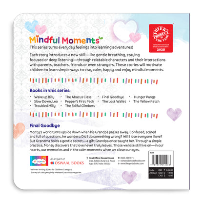 Lil Legends Mindful Moments Series - The Final Goodbye, Healing from Loss | Picture Story Book for Kids | Illustrated Stories to Build Self-Control and Emotional Learning | Age 5+
