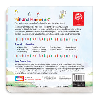 Lil Legends Mindful Moments Series - Slow Down, Leo, Staying Calm and Focused | Picture Story Book for Kids | Illustrated Stories to Build Self-Control and Emotional Learning | Age 5+