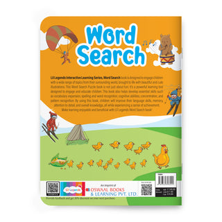 Lil Legends Word Search Puzzle Book for Kids Age 4+ Years - Interactive Learning Activity Book | Fun & Educational Puzzles to Boost Vocabulary, Spelling & Focus | Brain Games for Children
