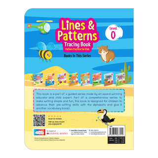 Lil Legends Writing Book Lines and Patterns Tracing Book Level 0 for Kids | India's First Pre-Writing Program | Pencil Control and Activity Book | For Nursery/LKG/UKG | Age 2-3