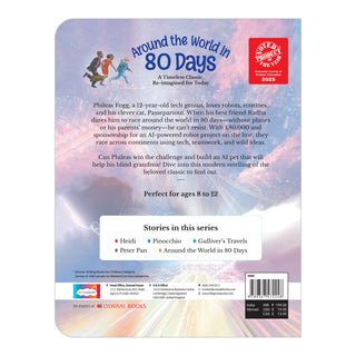 Lil Legends Around the World in 80 Days, A Timeless Classic Re-Imagined for Today | Illustrated Story Book | Vocabulary, Imagination and Value Booster Story | For Age 7+