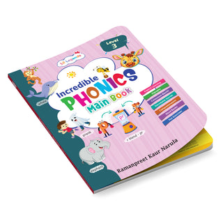 Lil Legends Incredible Phonics Level 3 Main Book for Kids | Digraphs, Consonant Blends and Decodable Stories | Reading Fluency | Advanced Phonics Workbook | For Class 1 and Class 2 | Age 5-7