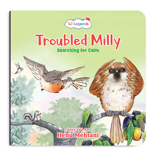 Lil Legends Mindful Moments Series - Troubled Milly, Searching for Calm | Picture Story Book for Kids | Illustrated Stories to Build Self-Control and Emotional Learning | Age 5+