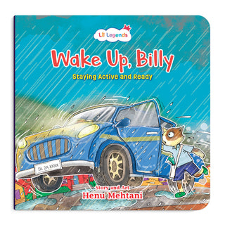 Lil Legends Mindful Moments Series - Wake Up, Billy, Staying Active And Ready | Colourful Picture Story Book for Kids | Illustrated Stories to Build Self-Control and Emotional Learning | Age 5+