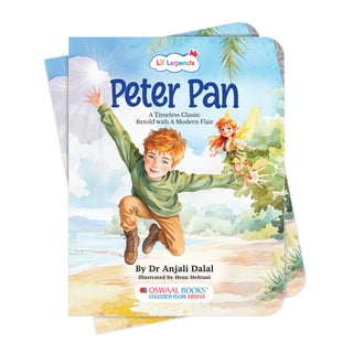 Lil Legends Peter Pan, A Timeless Classic Retold with a Modern Flair | Illustrated Story Book | Vocabulary, Imagination and Value Booster Story For Young Readers | For Age 7+