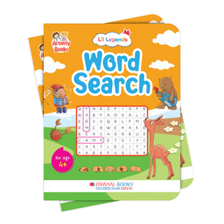 Lil Legends Word Search Puzzle Book for Kids Age 4+ Years - Interactive Learning Activity Book | Fun & Educational Puzzles to Boost Vocabulary, Spelling & Focus | Brain Games for Children