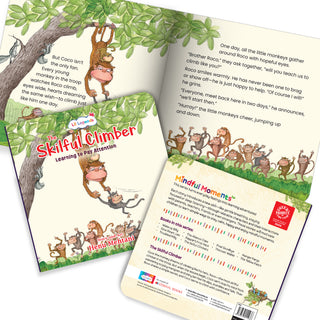 Lil Legends Mindful Moments Series - Skilful Climbers, Learning to Pay Attention | Picture Story Book for Kids | Illustrated Stories to Build Self-Control and Emotional Learning | Age 5+