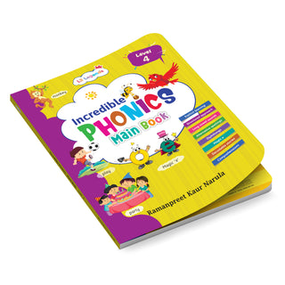 Lil Legends Incredible Phonics Level 4 Main Book for Kids | Long Vowels, Complex Blends, Multi-Syllabic Words | Phonics Reading Book | Advanced Phonics Workbook | For Class 1 and 2 | Age 6-8