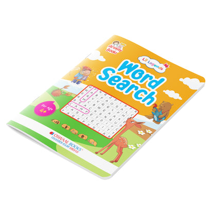 Lil Legends Word Search Puzzle Book for Kids Age 4+ Years - Interactive Learning Activity Book | Fun & Educational Puzzles to Boost Vocabulary, Spelling & Focus | Brain Games for Children